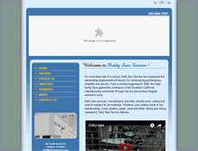 Tablet Screenshot of dailysawservice.com